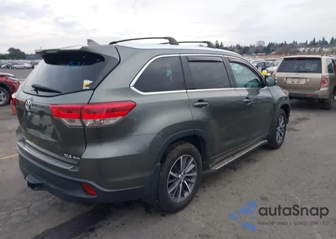 2018 Toyota Highlander Xle from USA, damaged, VIN 5TDJZRFH9JS811094